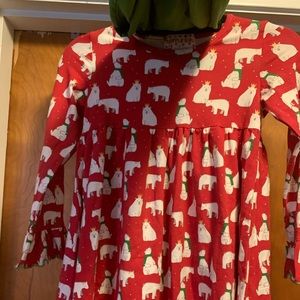 Ruffle Girl Christmas Outfit